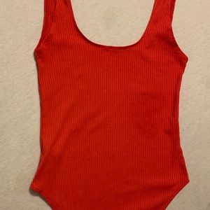 Red bodysuit